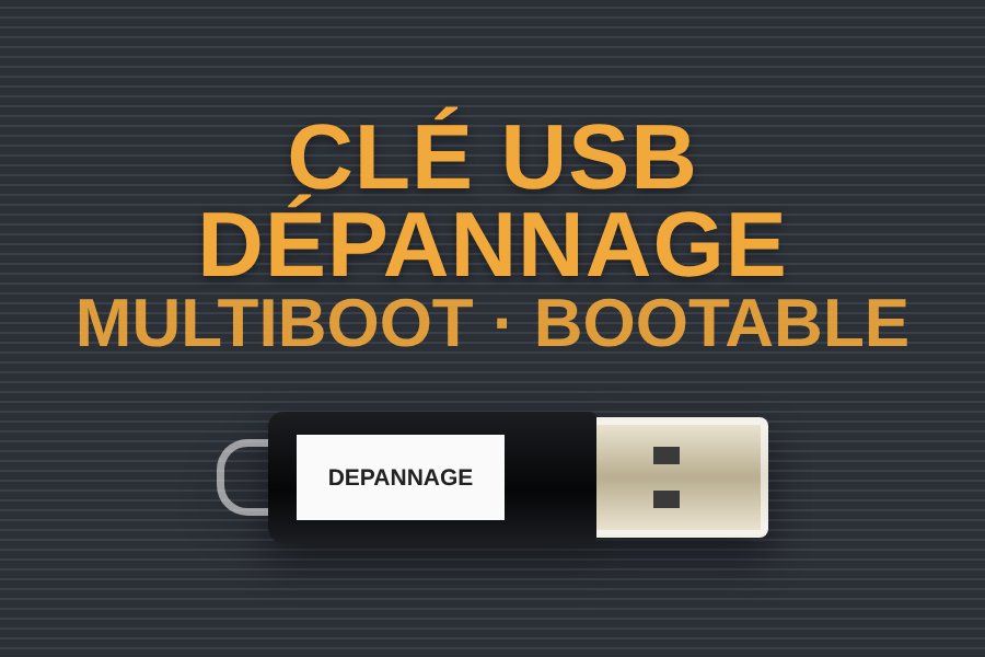 Clé USB de dépannage multiboot