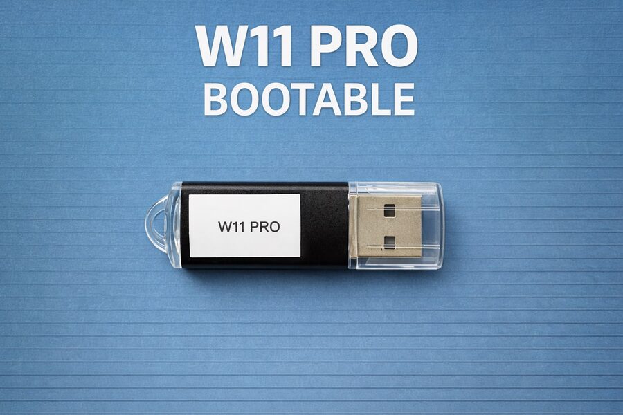 Clé USB bootable Windows 11 Pro